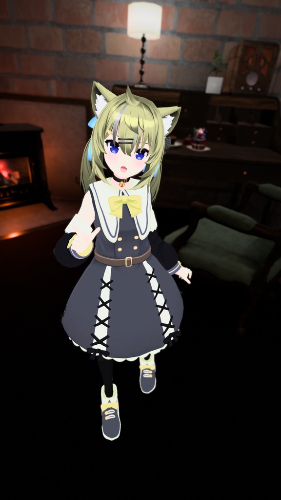 お忍びヴァンパイアドレス【20アバター対応】【パーティクル付き】