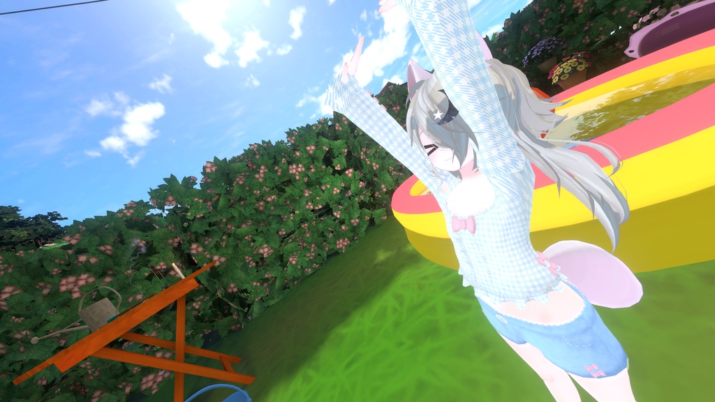 おでかけサマーコーデ【15アバター対応】【パーティクル付き】