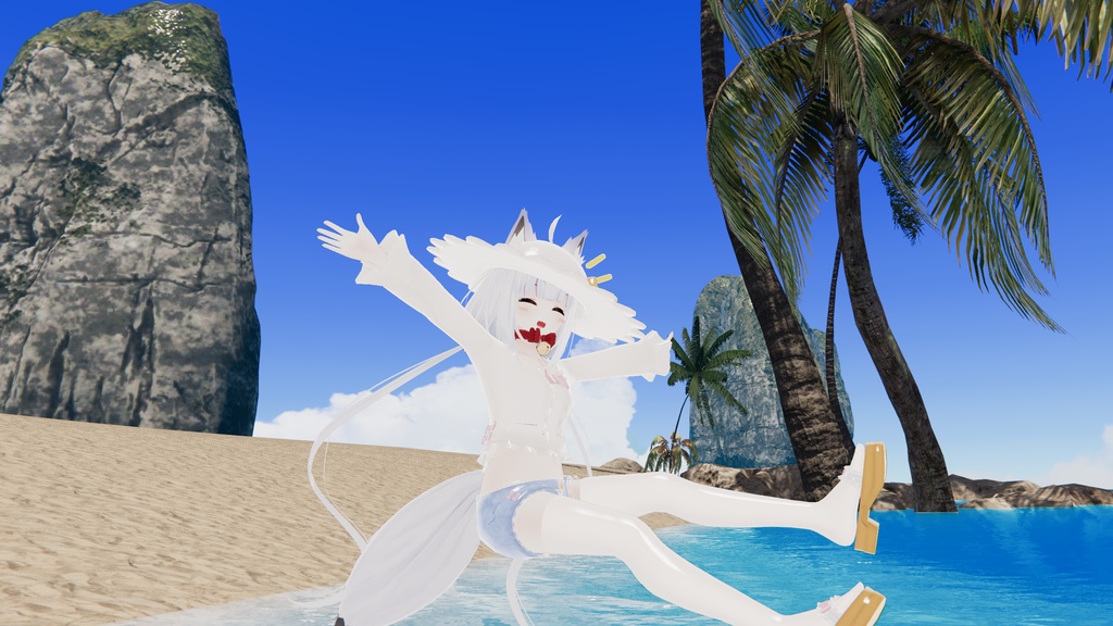 おでかけサマーコーデ【15アバター対応】【パーティクル付き】