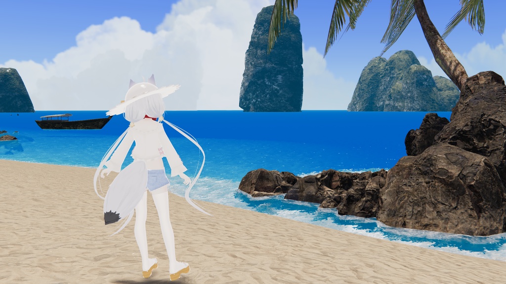 おでかけサマーコーデ【15アバター対応】【パーティクル付き】