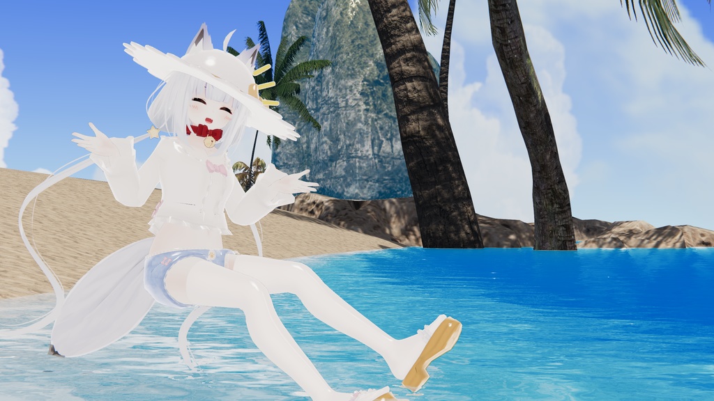 おでかけサマーコーデ【15アバター対応】【パーティクル付き】