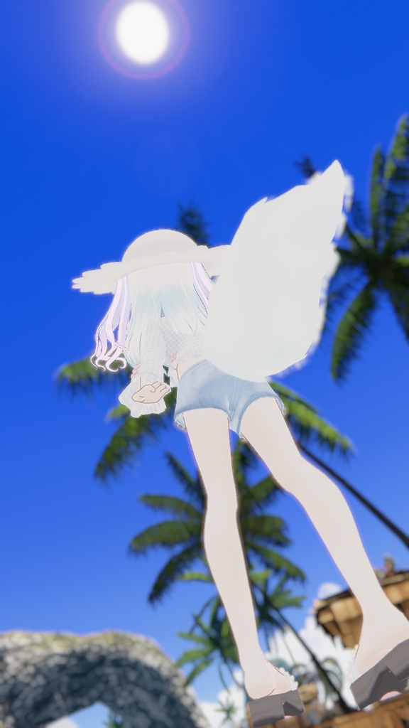 おでかけサマーコーデ【15アバター対応】【パーティクル付き】