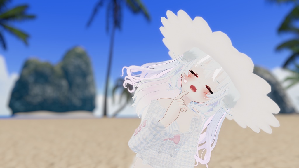 おでかけサマーコーデ【15アバター対応】【パーティクル付き】