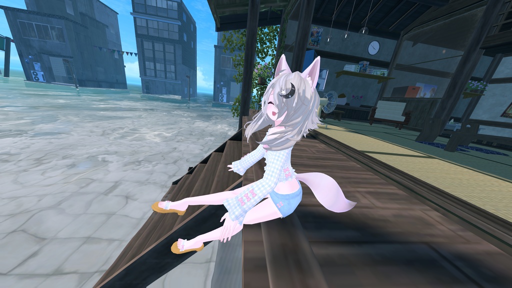 おでかけサマーコーデ【15アバター対応】【パーティクル付き】