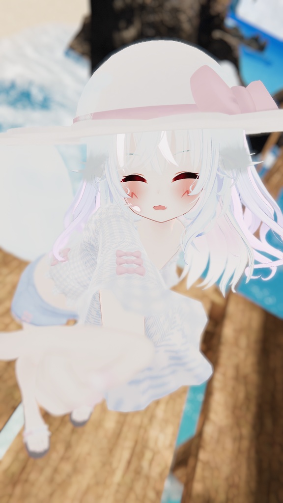 おでかけサマーコーデ【15アバター対応】【パーティクル付き】