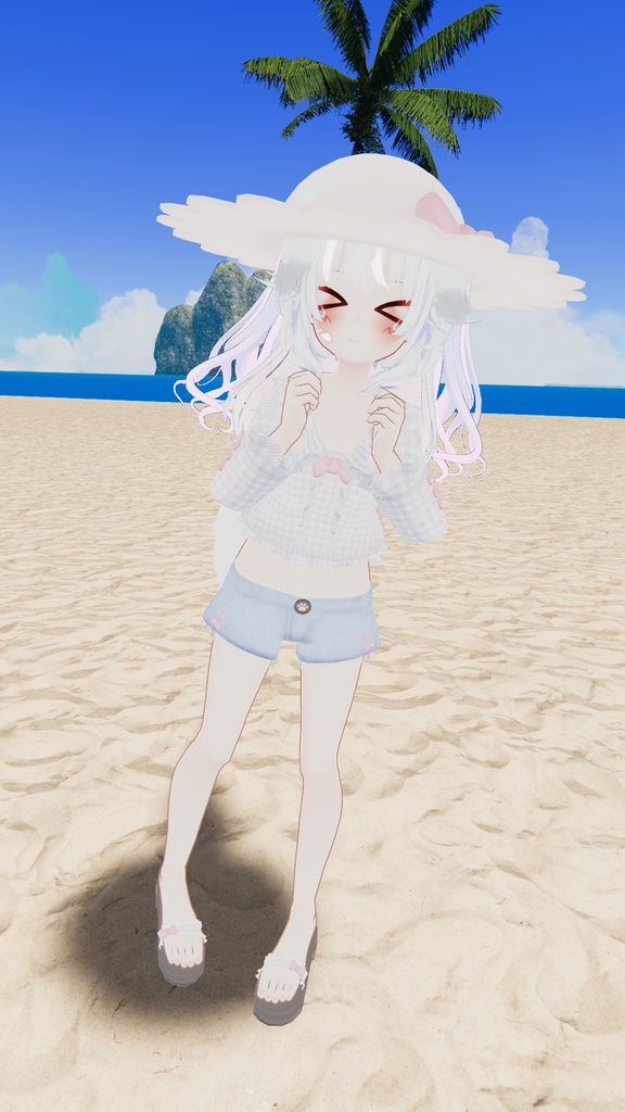 おでかけサマーコーデ【15アバター対応】【パーティクル付き】