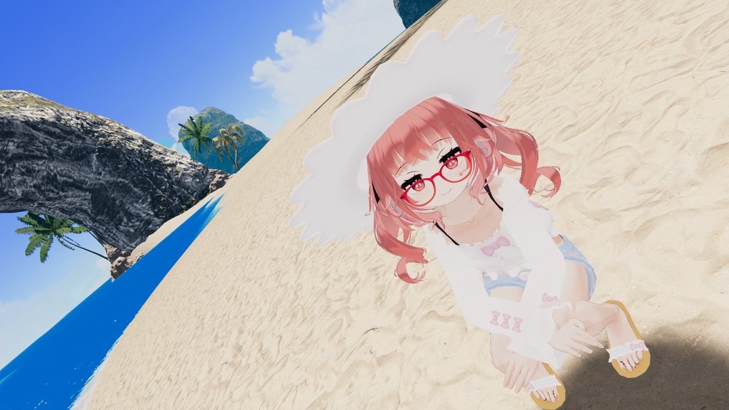 おでかけサマーコーデ【15アバター対応】【パーティクル付き】