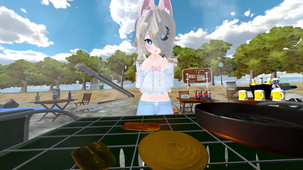 おでかけサマーコーデ【15アバター対応】【パーティクル付き】