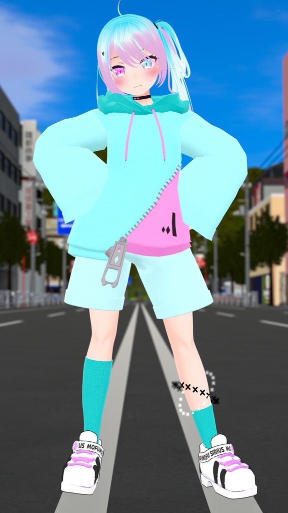 シリウスパーカー【17アバター対応】【パーティクル付き】