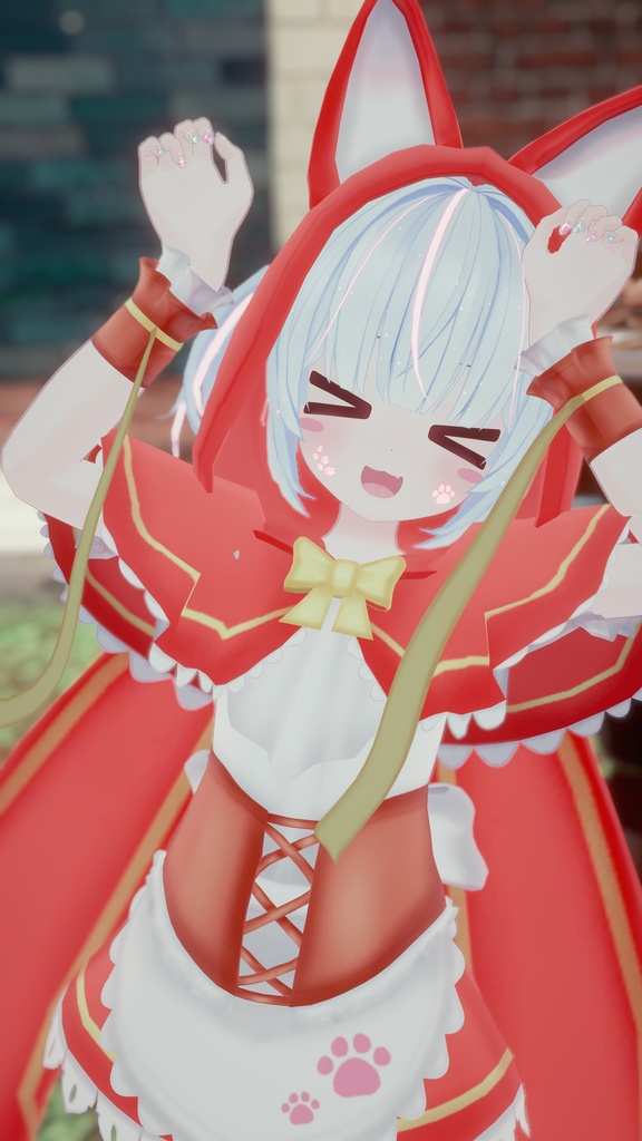 リトルレッドアニマルドレス【9アバター対応】【パーティクル付き】