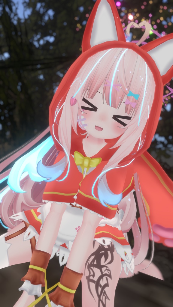 リトルレッドアニマルドレス【9アバター対応】【パーティクル付き】