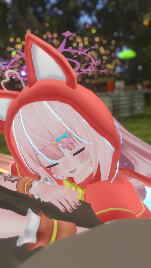 リトルレッドアニマルドレス【9アバター対応】【パーティクル付き】