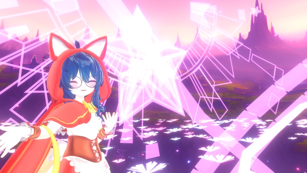 リトルレッドアニマルドレス【9アバター対応】【パーティクル付き】