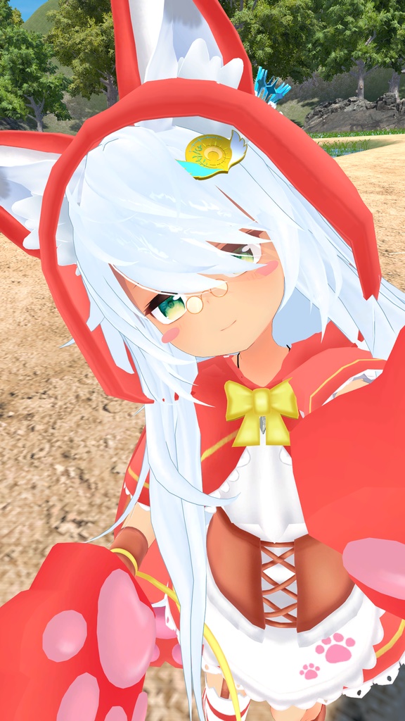 リトルレッドアニマルドレス【9アバター対応】【パーティクル付き】