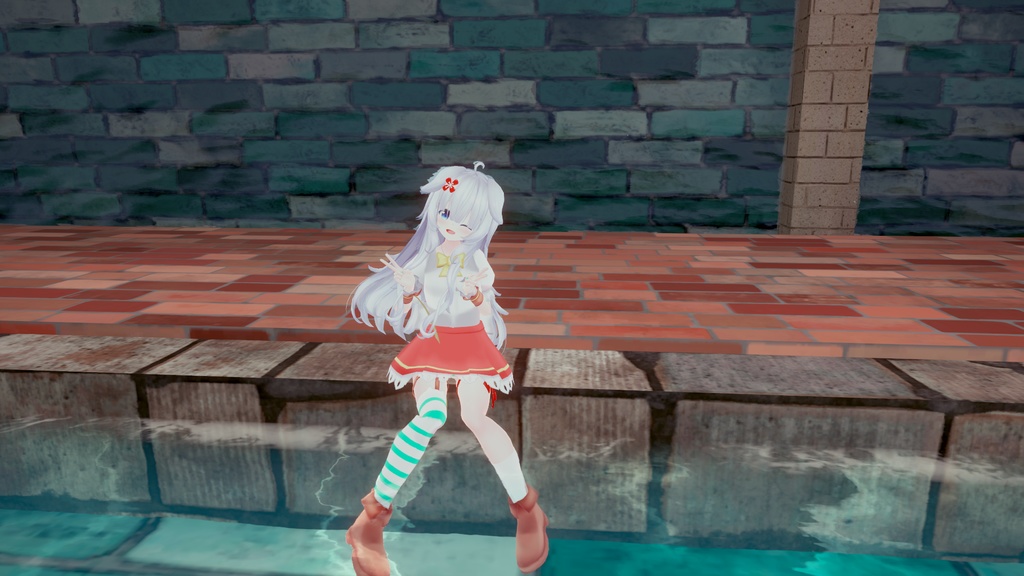 リトルレッドアニマルドレス【9アバター対応】【パーティクル付き】