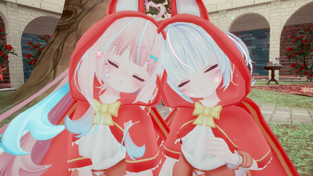 リトルレッドアニマルドレス【9アバター対応】【パーティクル付き】