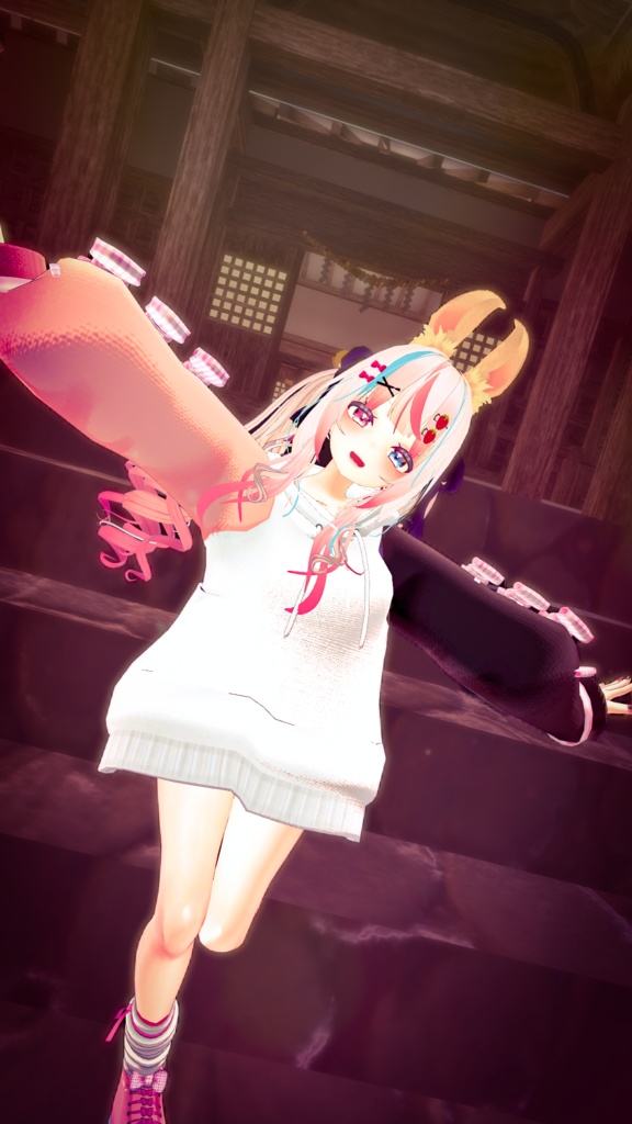 だぼもふオーバーパーカー&けもみみとしっぽ【12アバター対応】