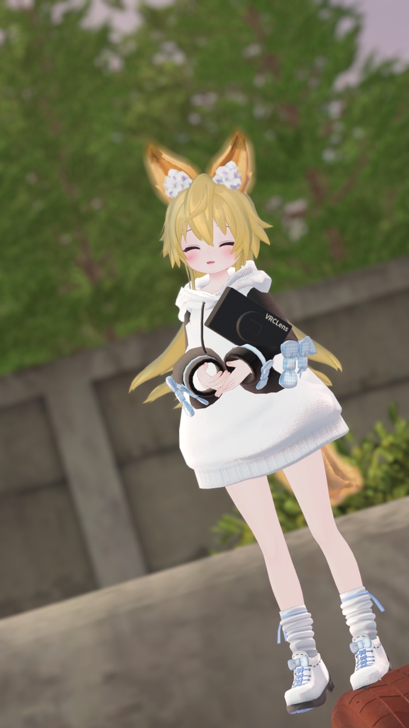 だぼもふオーバーパーカー&けもみみとしっぽ【12アバター対応】