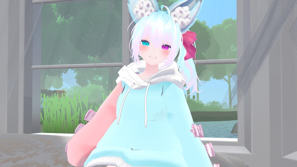 だぼもふオーバーパーカー&けもみみとしっぽ【12アバター対応】