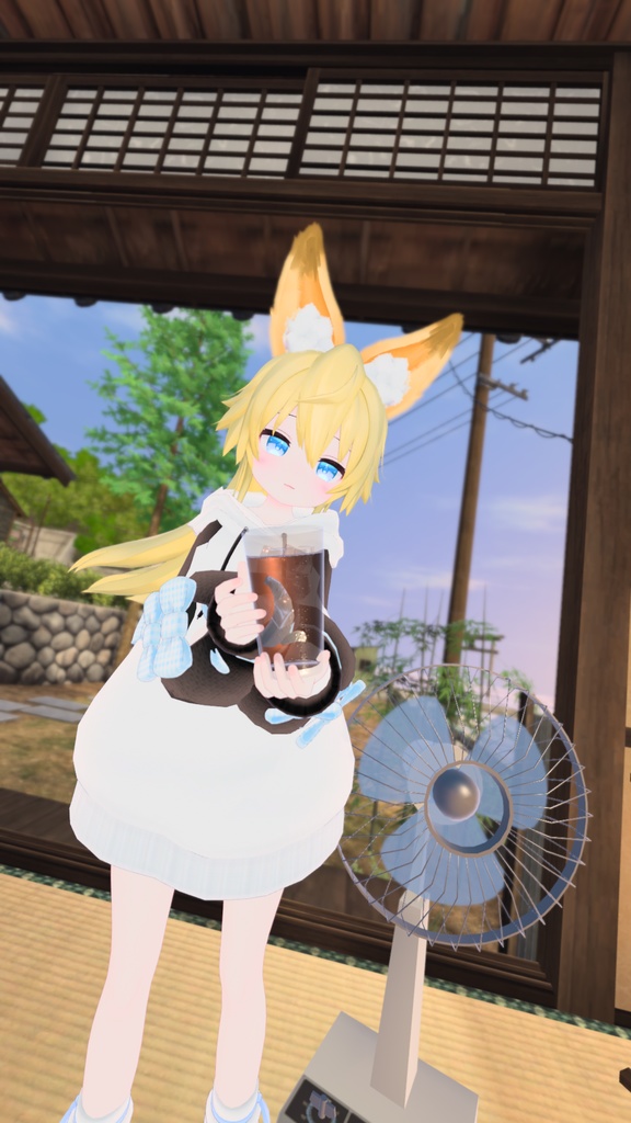 だぼもふオーバーパーカー&けもみみとしっぽ【12アバター対応】