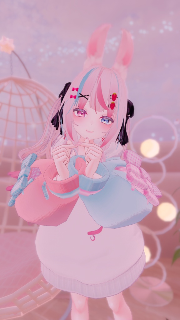 だぼもふオーバーパーカー&けもみみとしっぽ【12アバター対応】