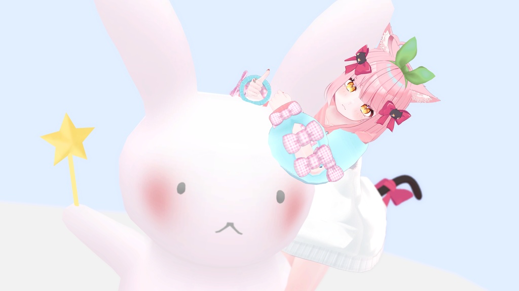 だぼもふオーバーパーカー&けもみみとしっぽ【12アバター対応】