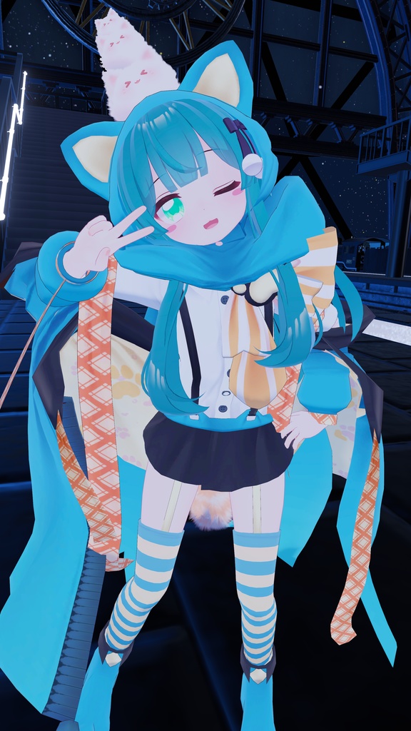 【13アバター対応】Chimerical Cheshire Cat Clothes【MA対応】