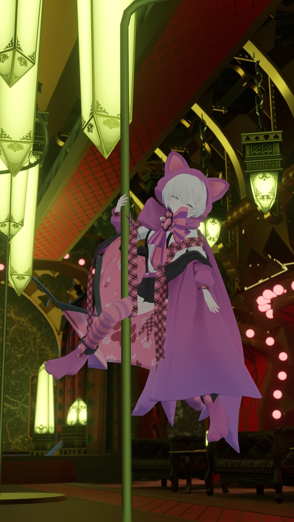 【13アバター対応】Chimerical Cheshire Cat Clothes【MA対応】