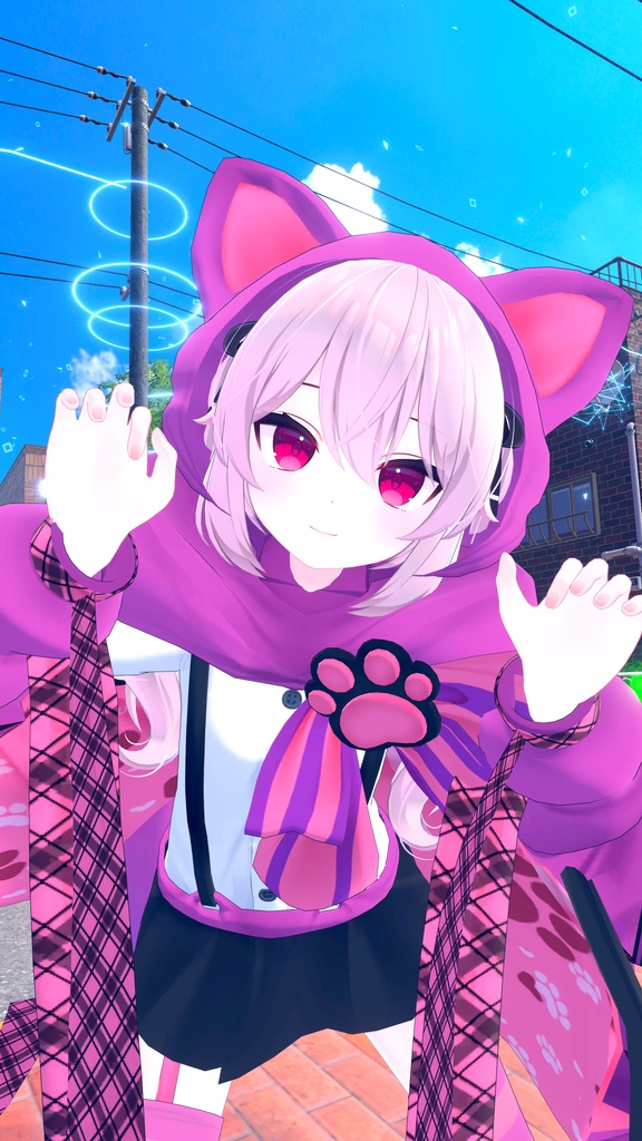 【13アバター対応】Chimerical Cheshire Cat Clothes【MA対応】
