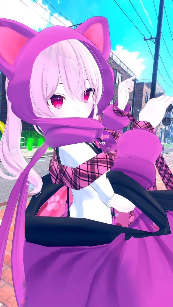 【13アバター対応】Chimerical Cheshire Cat Clothes【MA対応】