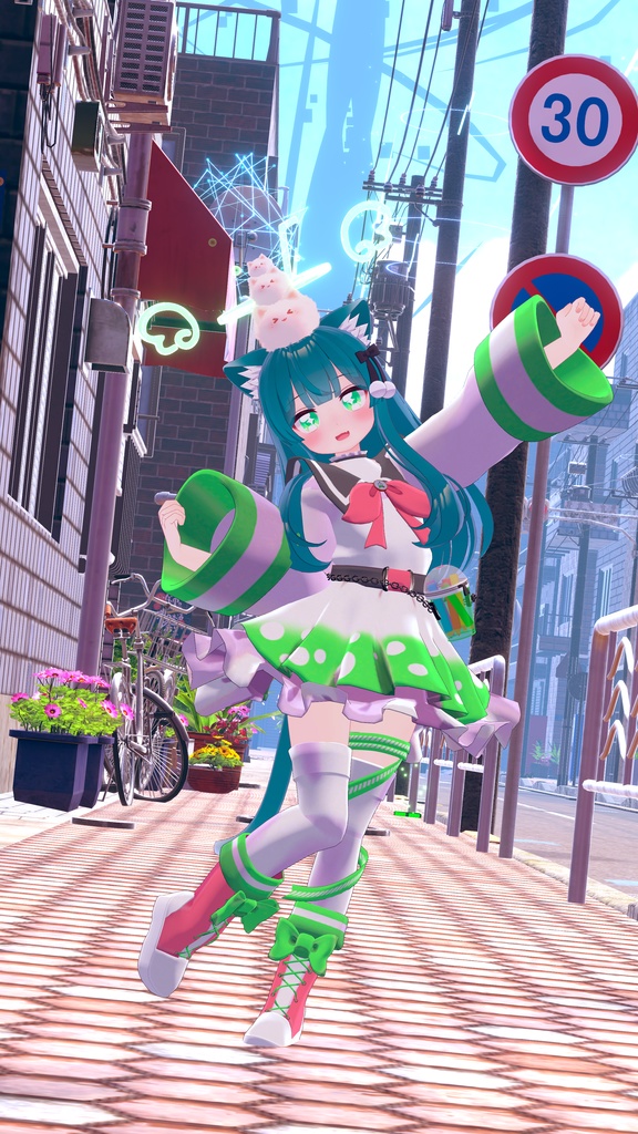 《複数アバター対応衣装》えんじぇる☆どりんく