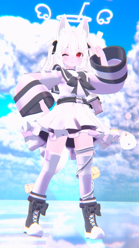 《複数アバター対応衣装》えんじぇる☆どりんく