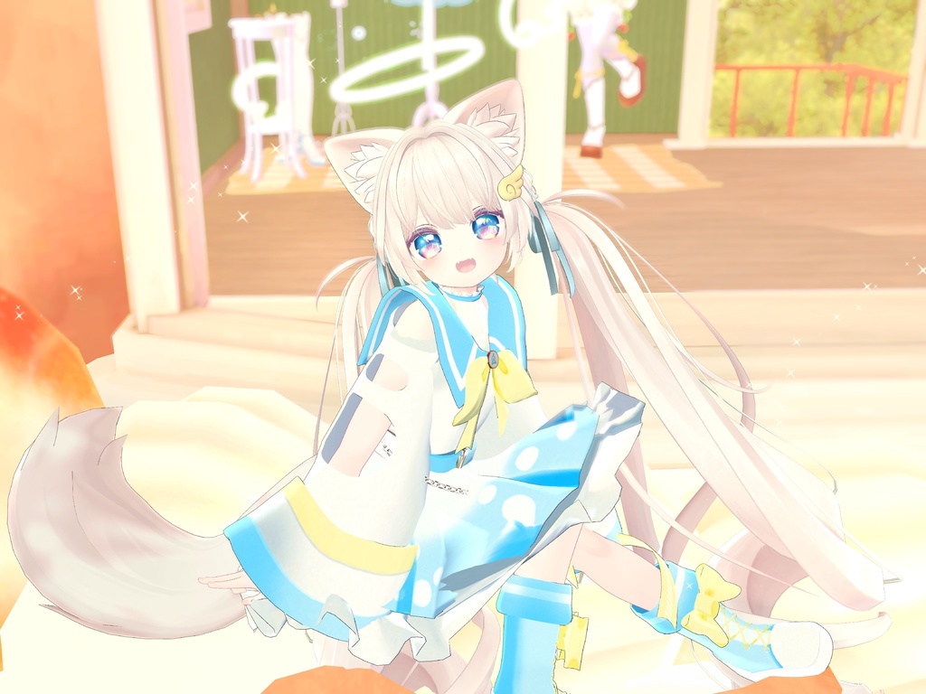 《複数アバター対応衣装》えんじぇる☆どりんく