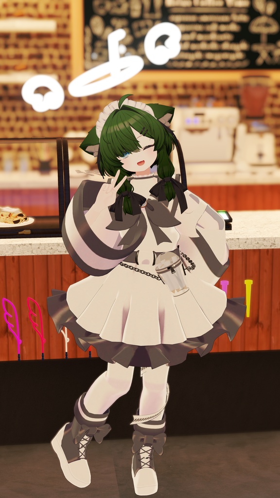 《複数アバター対応衣装》えんじぇる☆どりんく