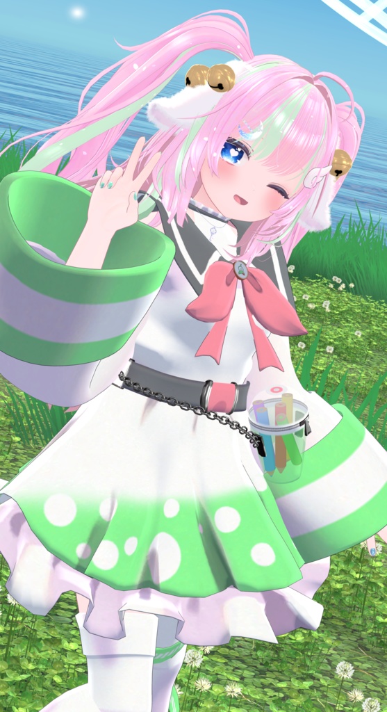 《複数アバター対応衣装》えんじぇる☆どりんく