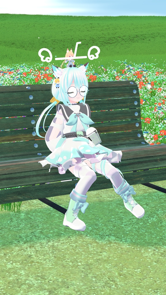 《複数アバター対応衣装》えんじぇる☆どりんく