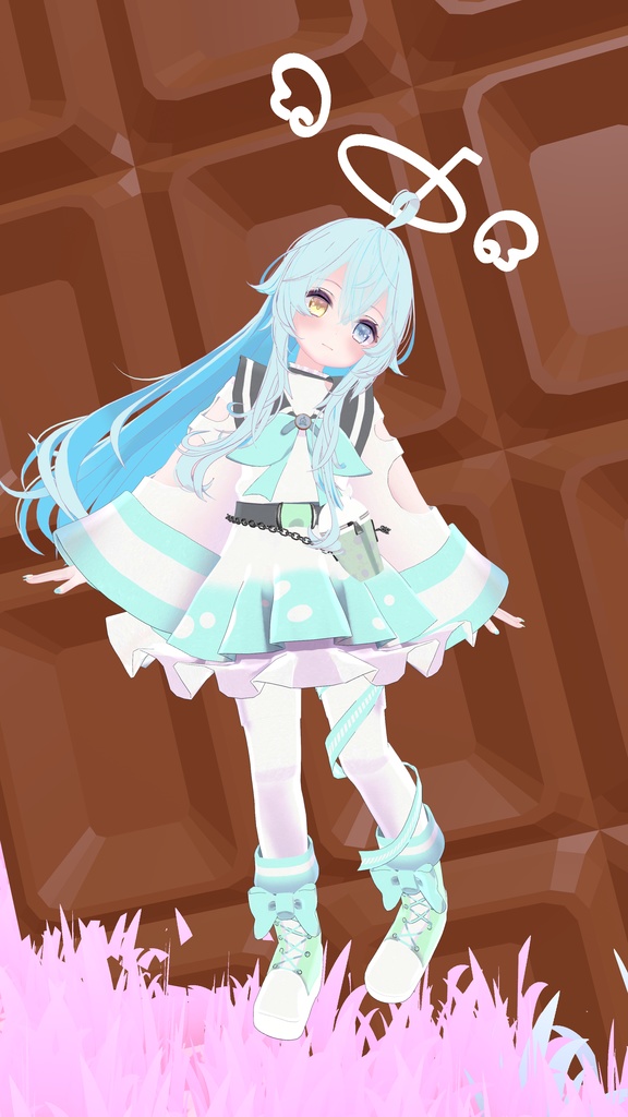 《複数アバター対応衣装》えんじぇる☆どりんく