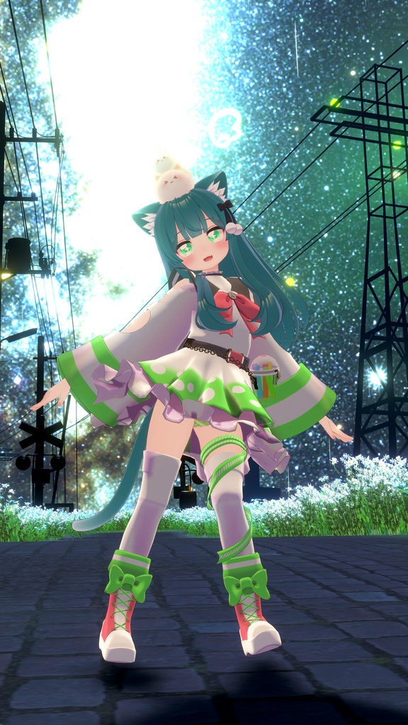 《複数アバター対応衣装》えんじぇる☆どりんく