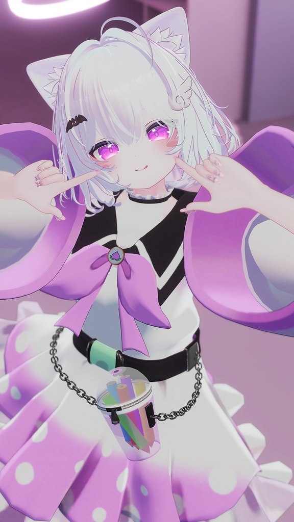 《複数アバター対応衣装》えんじぇる☆どりんく