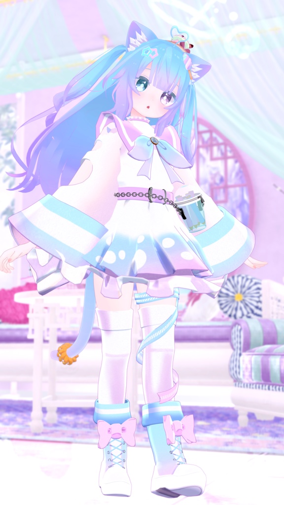 《複数アバター対応衣装》えんじぇる☆どりんく