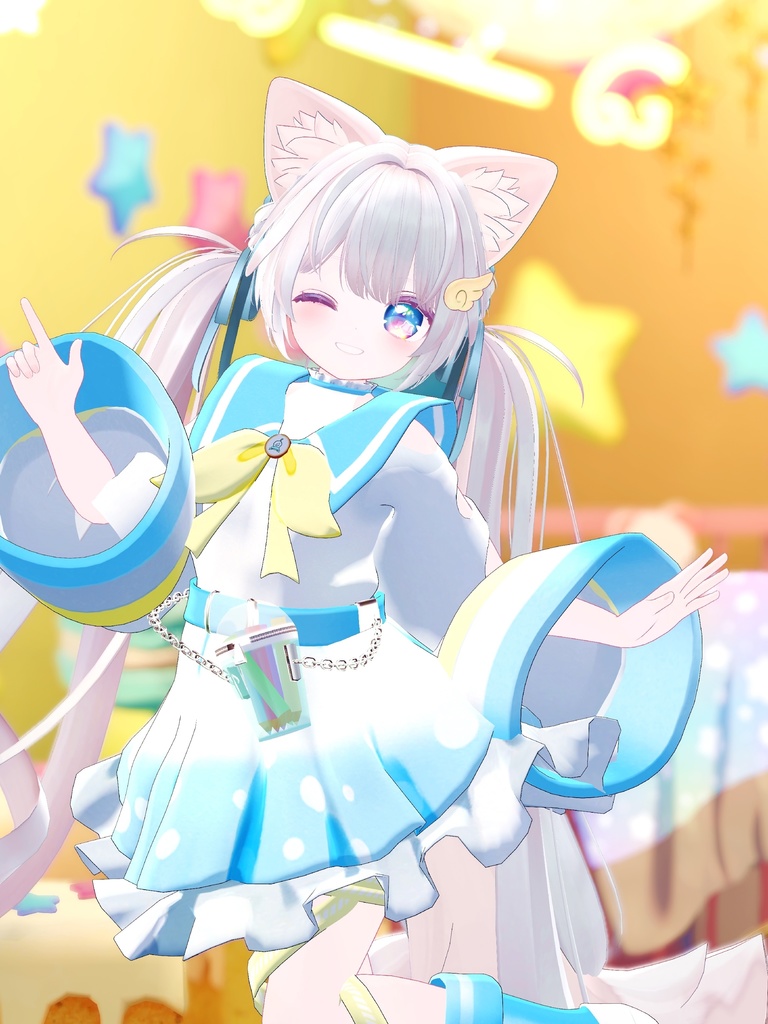 《複数アバター対応衣装》えんじぇる☆どりんく