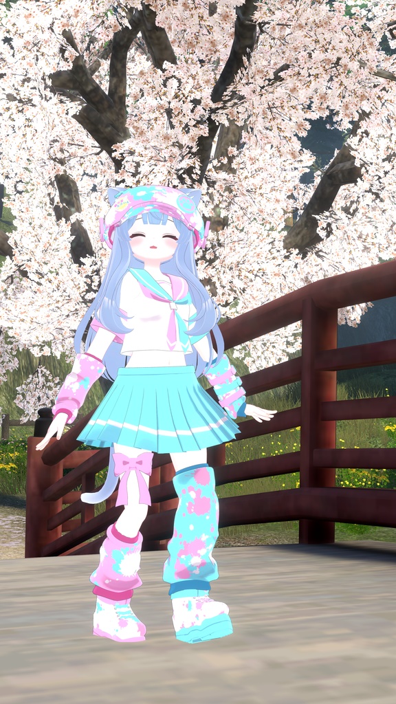 《複数アバター対応衣装》Re:セーラーアシンメトリー