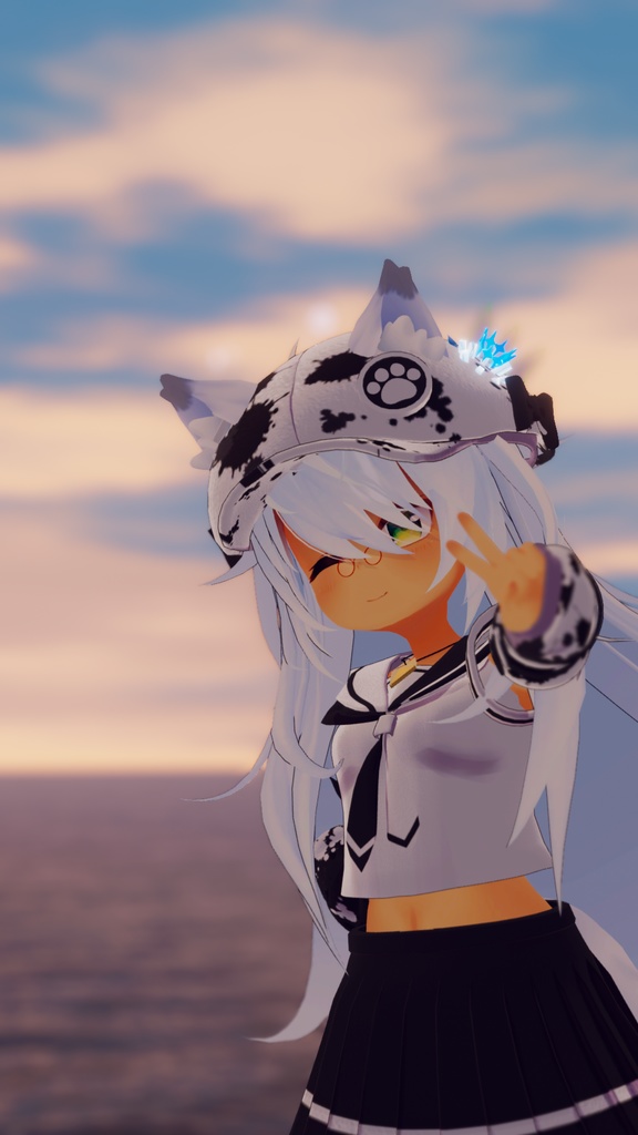 《複数アバター対応衣装》Re:セーラーアシンメトリー