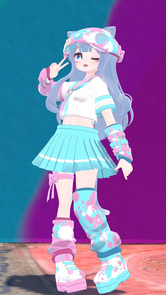 《複数アバター対応衣装》Re:セーラーアシンメトリー