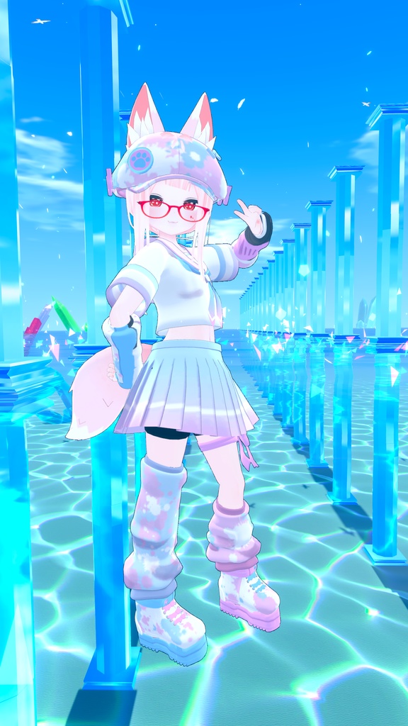 《複数アバター対応衣装》Re:セーラーアシンメトリー