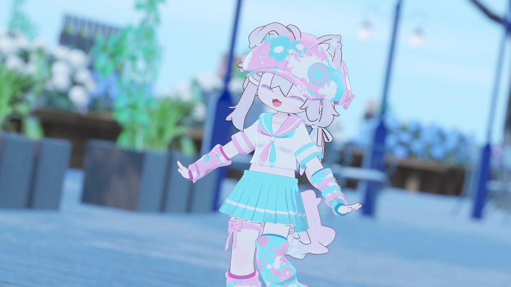 《複数アバター対応衣装》Re:セーラーアシンメトリー