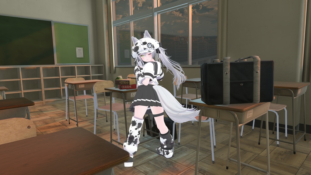 《複数アバター対応衣装》Re:セーラーアシンメトリー