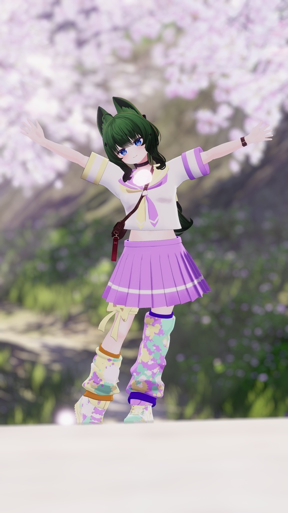 《複数アバター対応衣装》Re:セーラーアシンメトリー