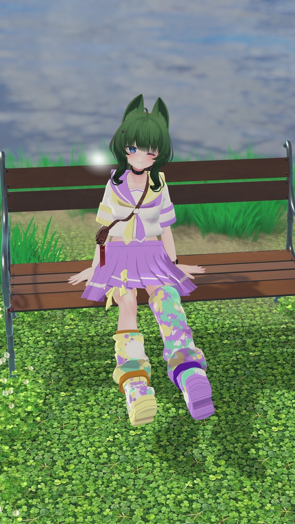 《複数アバター対応衣装》Re:セーラーアシンメトリー