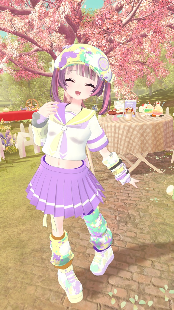 《複数アバター対応衣装》Re:セーラーアシンメトリー